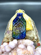 Stamped Leather Keychain - 4 Large Assorted Mushrooms