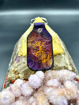 Stamped Leather Keychain - Railroad Earth