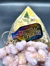 Stamped Leather Keychain - Leftover Salmon