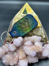 Stamped Leather Keychain - JRAD