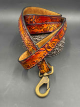 Stamped Leather Unlined Dog Leash - Miscellaneous Designs