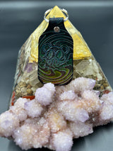 Stamped Leather Keychain - JRAD