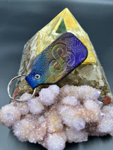 Stamped Leather Keychain - Daily Bread