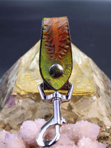 Stamped Leather Accessory Clip - Bolt