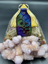 Stamped Leather Keychain - Daily Bread