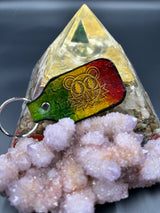 Stamped Leather Keychain - JRAD