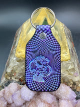 Stamped Leather Keychain - Grateful Ice Cream Kid