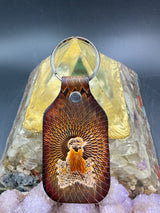 Stamped Leather Keychain - Grateful Pigpen