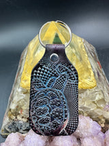 Stamped Leather Keychain - Grateful Terrapins XL