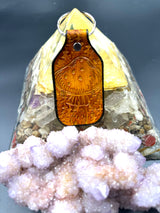 Stamped Leather Keychain - 4 Large Assorted Mushrooms