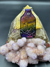 Stamped Leather Keychain - Lettuce Logo