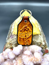 Stamped Leather Keychain - 4 Large Assorted Mushrooms