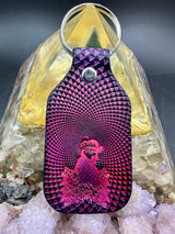 Stamped Leather Keychain - Grateful Pigpen