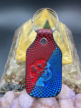 Stamped Leather Keychain - Grateful Ice Cream Kid