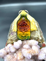 Stamped Leather Keychain - 4 Large Assorted Mushrooms