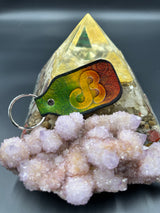 Stamped Leather Keychain - Daily Bread