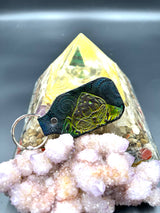 Stamped Leather Keychain - 4 Large Assorted Mushrooms