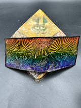 Stamped Leather Bifold Wallet - Goose