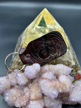 Stamped Leather Keychain - Daily Bread