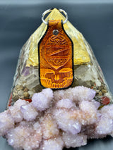 Stamped Leather Keychain - Clozee