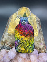 Stamped Leather Keychain - Grateful Ice Cream Kid