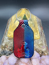 Stamped Leather Keychain - Grateful Pigpen