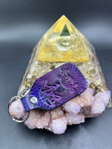 Stamped Leather Keychain - Grateful Terrapins