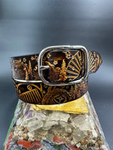 Stamped Leather Belt - Ween (Boognish)