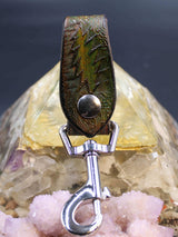 Stamped Leather Accessory Clip - Bolt