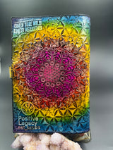 Stamped Leather Journal - Geometric Mandala