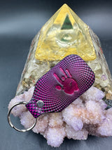 Stamped Leather Keychain - Grateful Jerry Hand