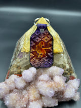 Stamped Leather Keychain - Widespread Panic Mikey