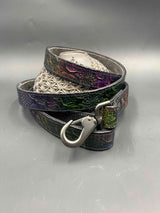 Stamped Leather Unlined Dog Leash - Miscellaneous Designs