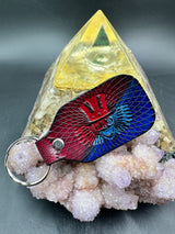 Stamped Leather Keychain - Grateful Uncle Sam