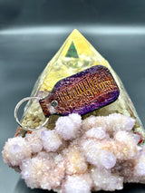 Stamped Leather Keychain - Leftover Salmon