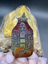 Stamped Leather Keychain - Tipper 2.0