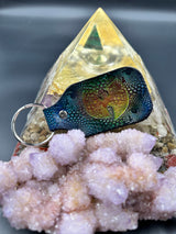 Stamped Leather Keychain - Wu Tang