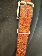 Stamped Leather Yoga Mat/Poster Tube Strap Lined - Assorted Designs