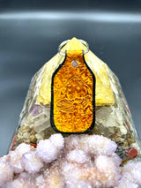 Stamped Leather Keychain - 4 Large Assorted Mushrooms