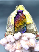 Stamped Leather Keychain - 4 Large Assorted Mushrooms