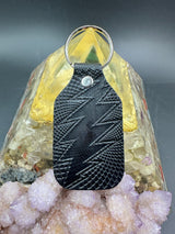 Stamped Leather Keychain - Grateful Bolts