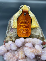 Stamped Leather Keychain - Clozee