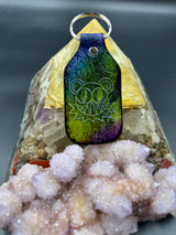 Stamped Leather Keychain - JRAD