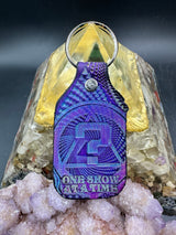 Stamped Leather Keychain - Tipper 2.0 Un-spunion