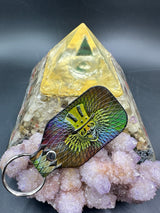 Stamped Leather Keychain - Grateful Uncle Sam