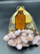 Stamped Leather Keychain - Lettuce Logo