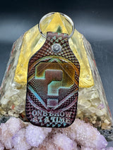 Stamped Leather Keychain - Tipper 2.0 Un-spunion