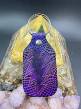 Stamped Leather Keychain - Grateful Bolts