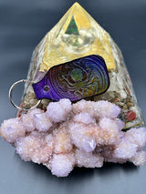 Stamped Leather Keychain -DDD