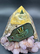 Stamped Leather Keychain - Grateful Uncle Sam